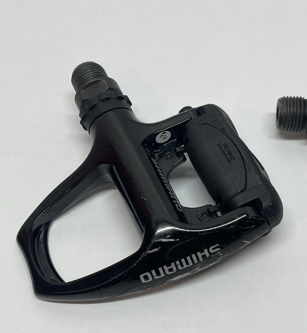 Shimano PD-R540 SPD-SL Black Clipless Road Racing Bike Pedal Set Cycling Biking
