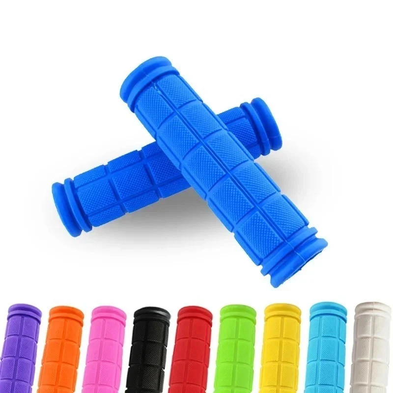 BMX MTB Bike Grips Mountain Bicycle Handlebar Soft Rubber Scooter Non Slip Pair*