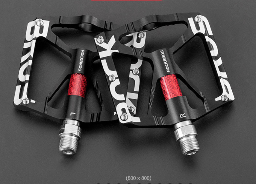Bicycle Pedals Perlin Anti-slip Aluminum Alloy Mountain Bike Riding Footpegs
