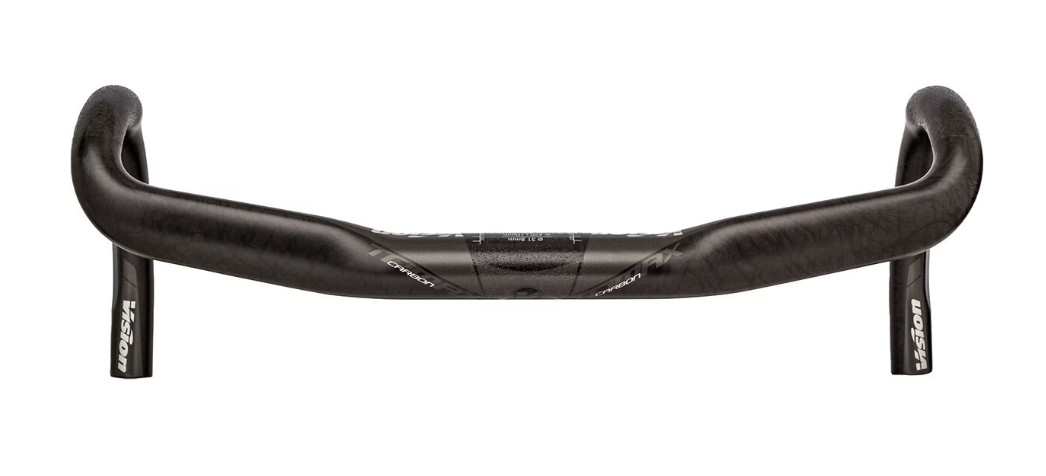Vision Trimax Carbon 4D Handlebar 420mm 31.8mm Di2 Aero Road Bike Grey