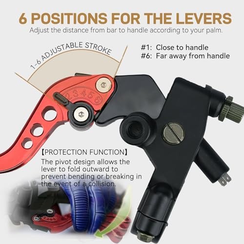 Universal Motorcycle 7/8″ 22mm Handlebar Brake Master Cylinder Reservoir