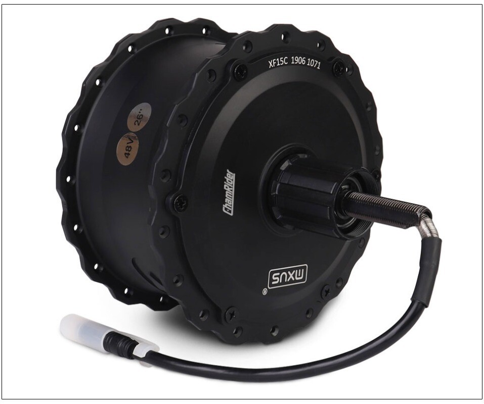 48V 750W Brushless Gear Rear Wheel Drive Hub Motor Fat E-bike for 175 mm 190mm