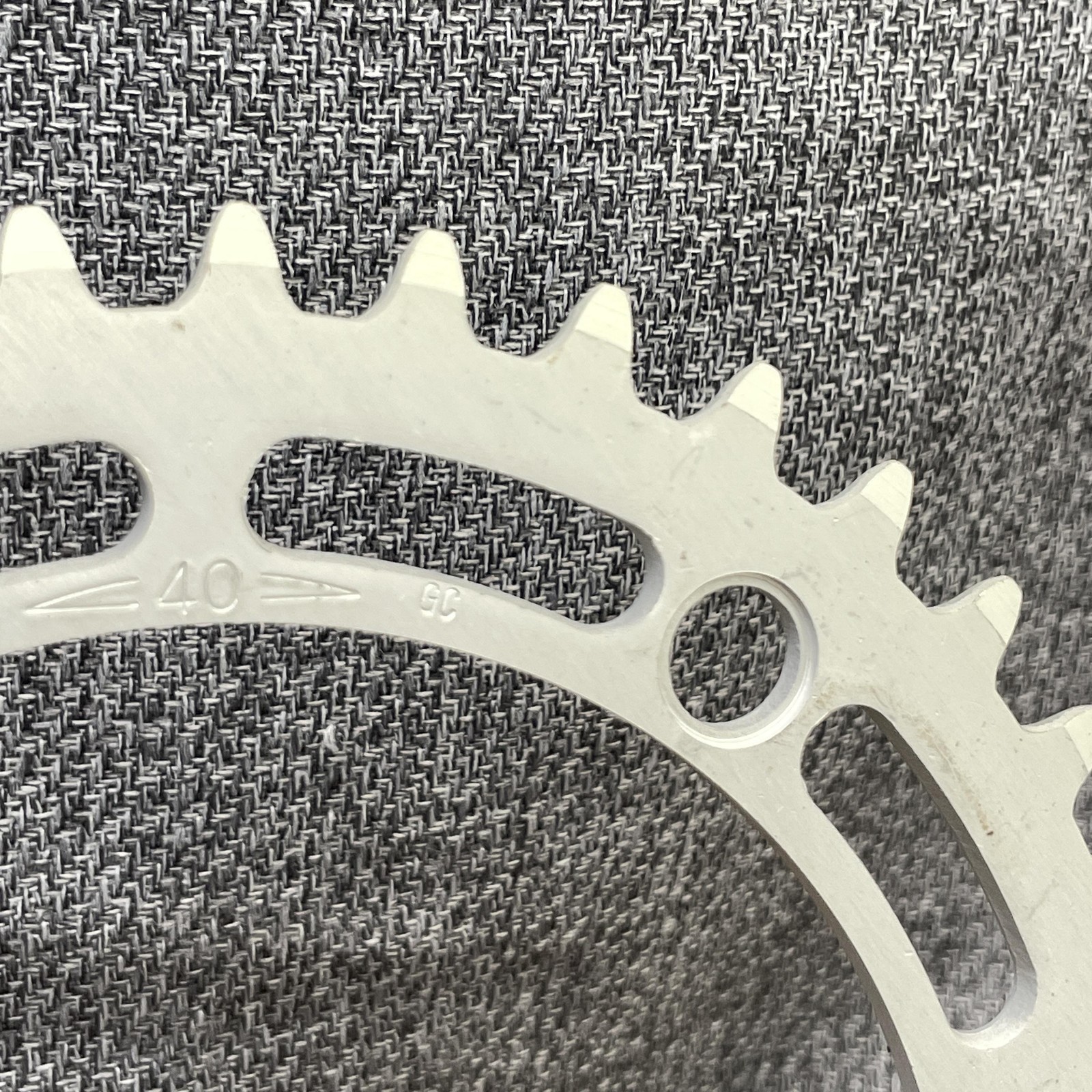 Vintage Shimano 40T BMX Chainring 130 BCD 5-Arm NOS Silver Bike 40 Tooth 1980s