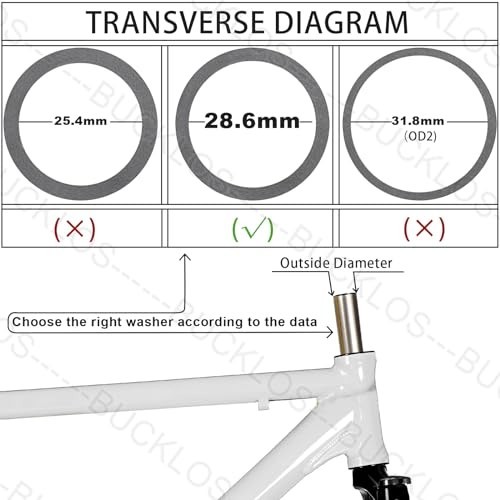 11PCS Headset Spacer Set for Mountain & Road Bikes – Aluminum & Carbon Fiber Was