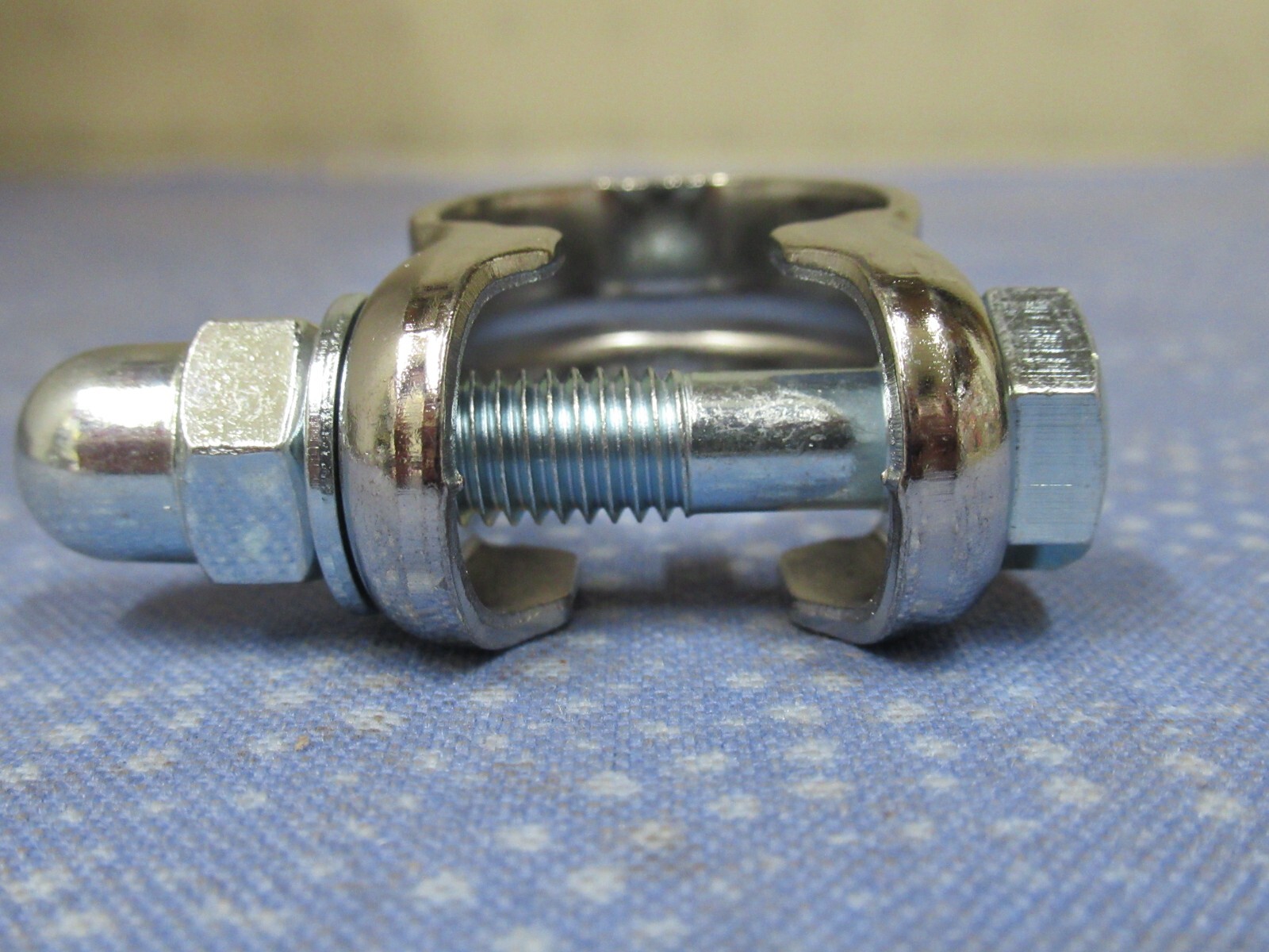 Bicycle Schwinn Retro Seat Post Clamp 25.4 Chrome Plated – New