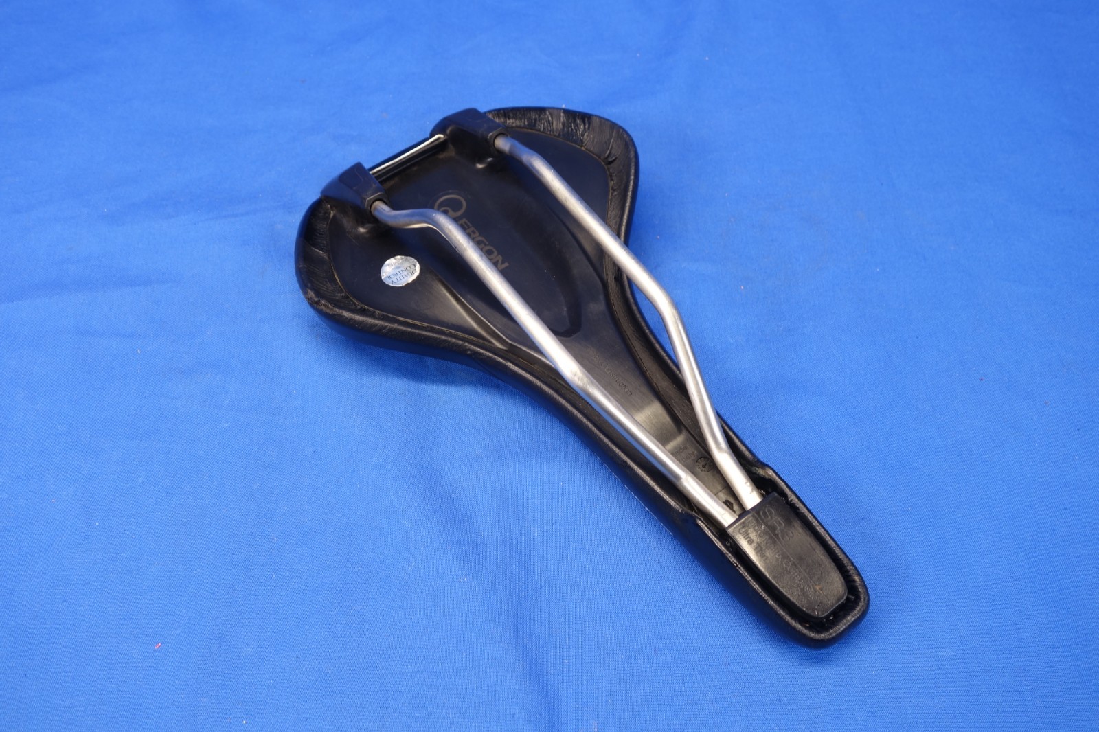 Ergon SR3-L 155mm Width Bike Saddle, Bicycle Seat, TiNox Rails