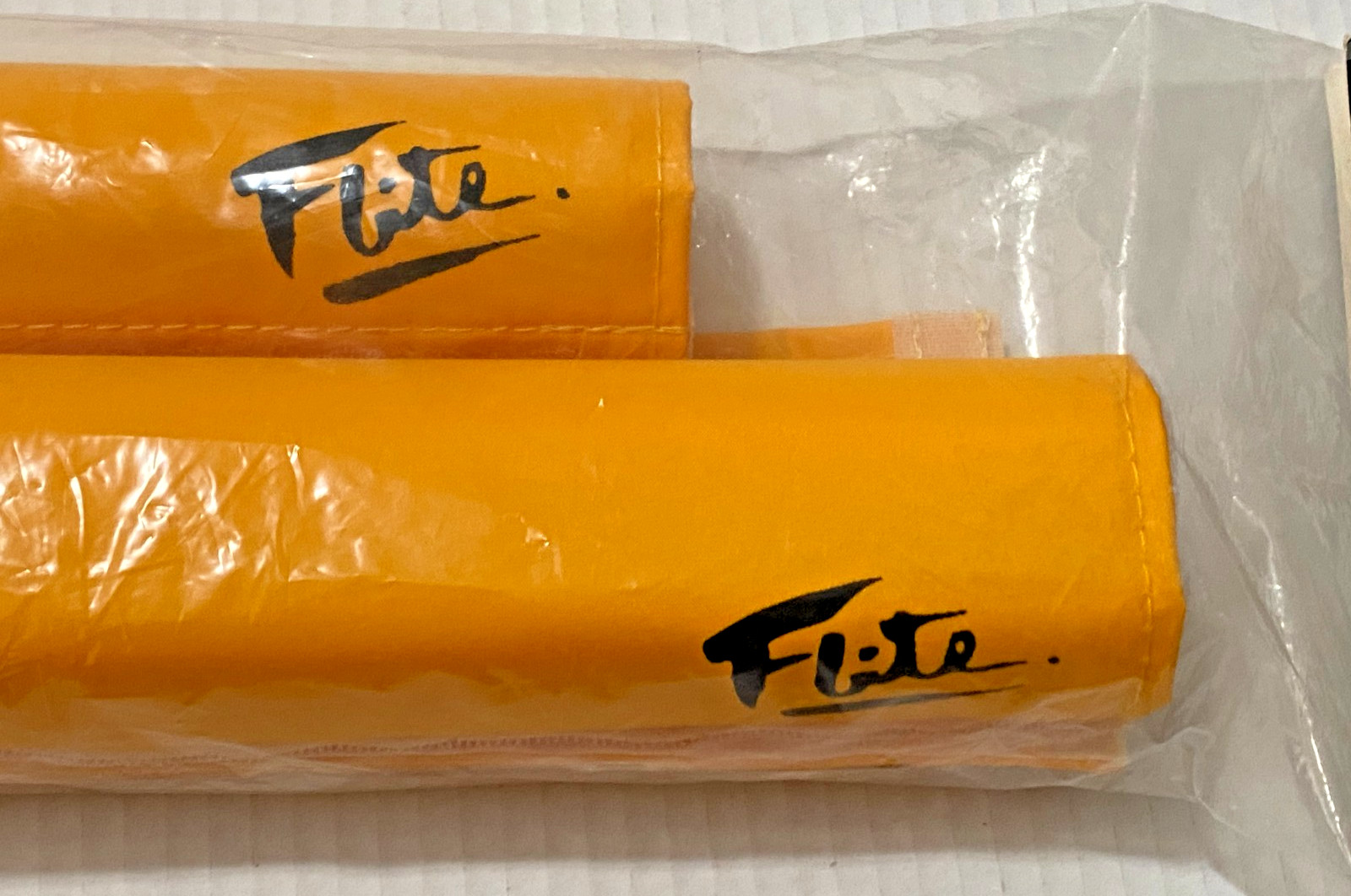 Flite Bright Yellow BMX Pad Set – New