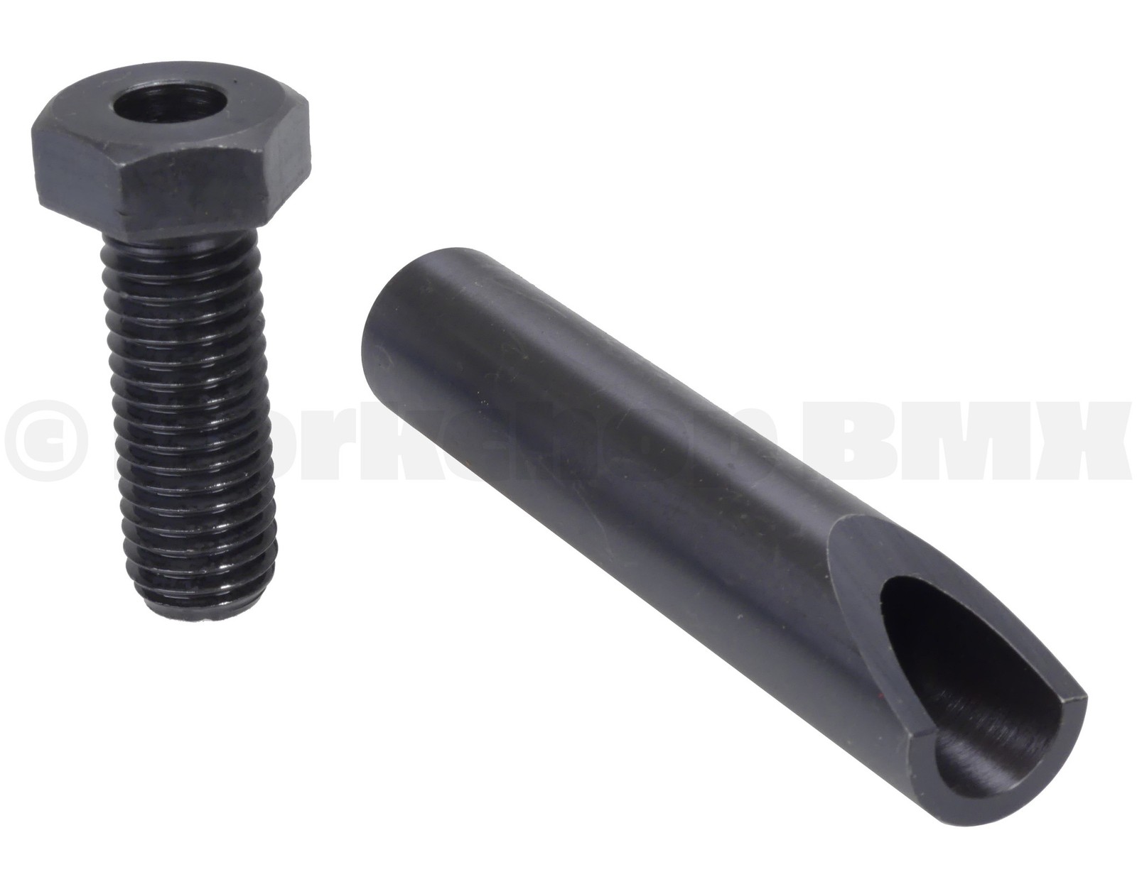Chromoly 21.1mm stem quill and hollow top bolt for Tuf Neck / Pro Neck