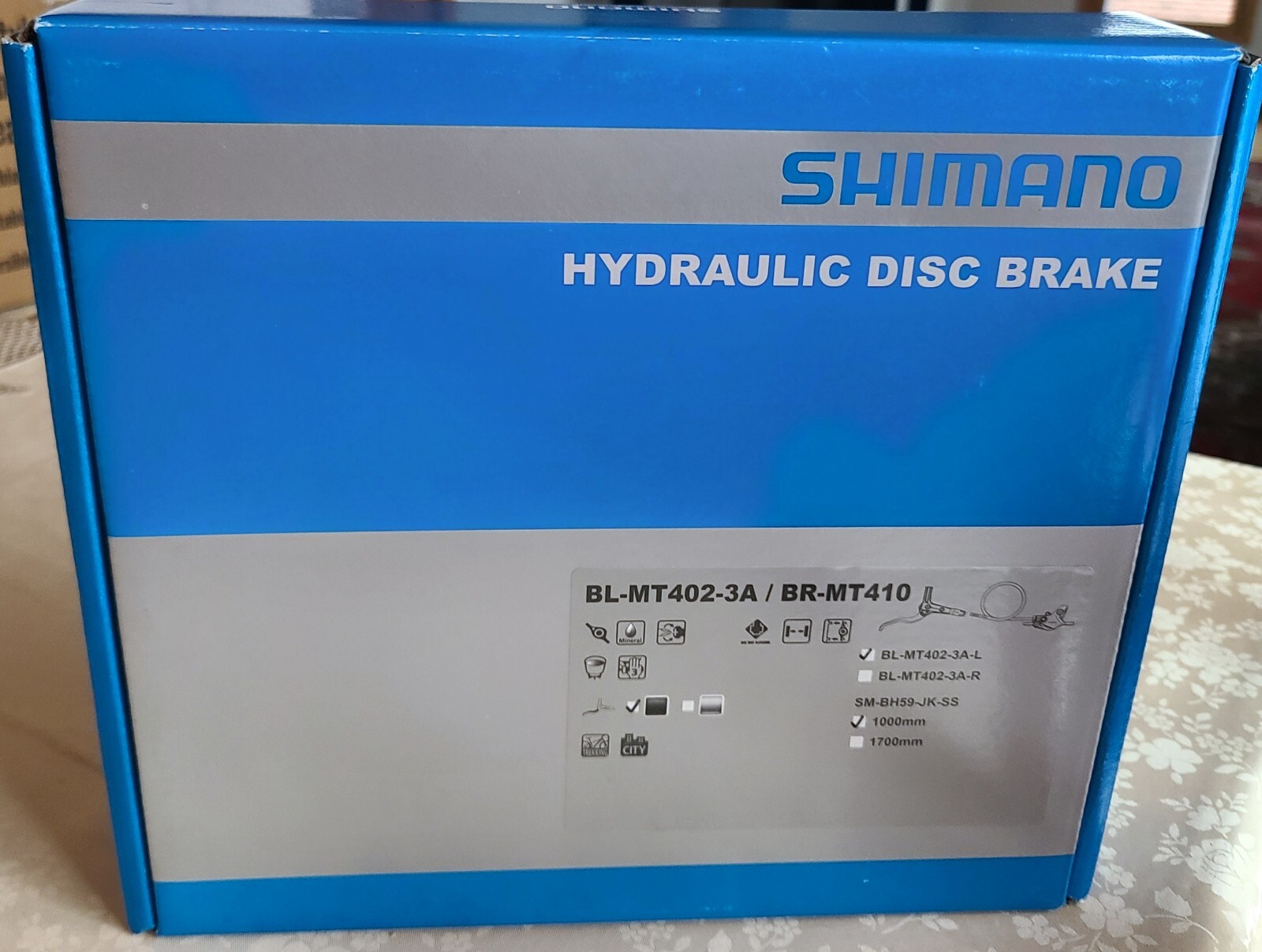 Shimano BL-MT402/BR-MT410 Disc Brake And Lever 1000mm front Hydraulic