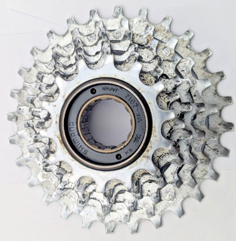 SHIMANO INDEX SIS JAPAN 6 Speed Freewheel 14 TOOTH 28 TOOTH MF-Z012 SILVER