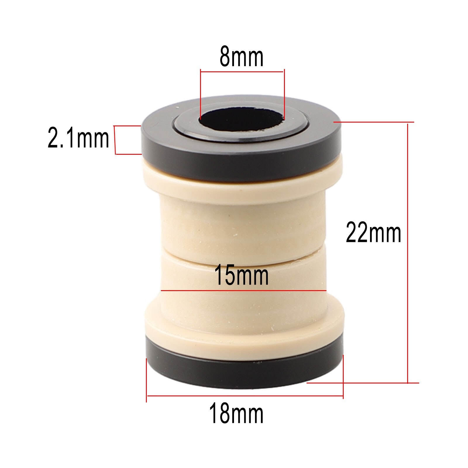 MTB-DH Bike Bicycle Rear Shock For DU Bushing Kit For Fox For Rockshox 22mm New