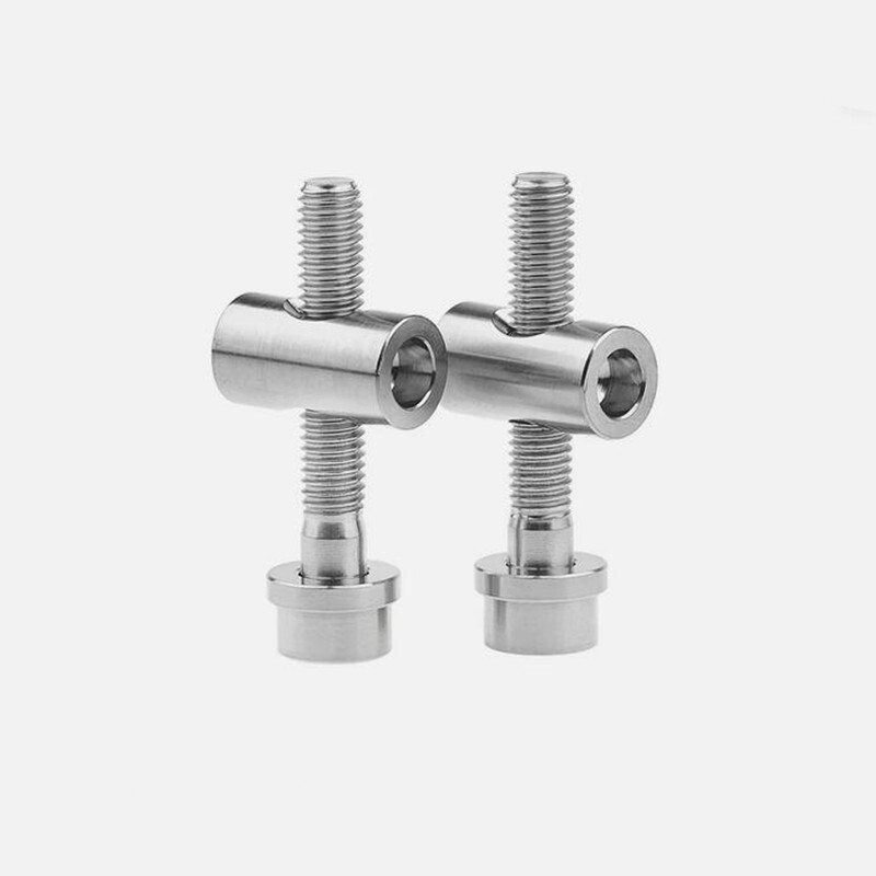 Titanium Bolt M5x30 40mm Bike Seat Post Fixed Ti Screw for Bicycle Seatpost 2pcs