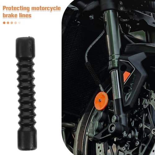 Motorcycle Brake Cable Dust Covers 10Pcs 1.65 Inch Rubber Protection Sleeves