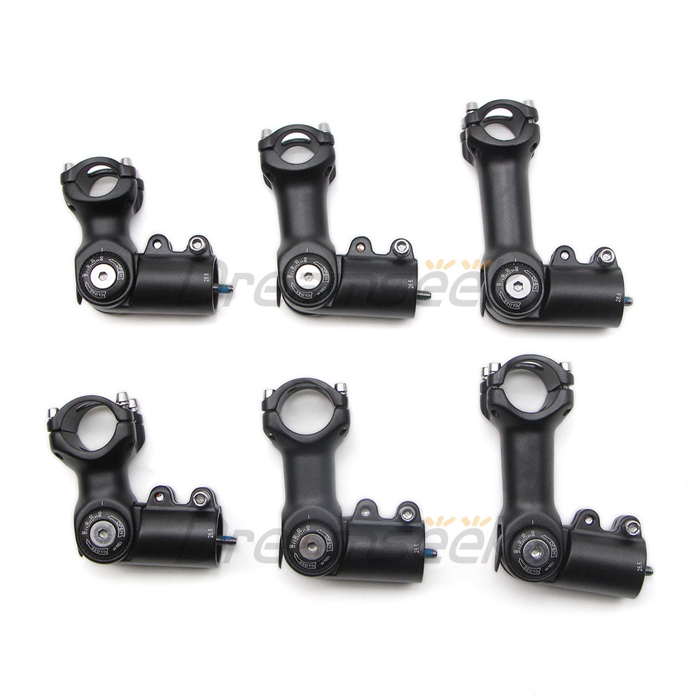 Bike Adjustable Stem MTB Road Bicycle Handlebar Riser 90-180 Degree 25.4/31.8mm