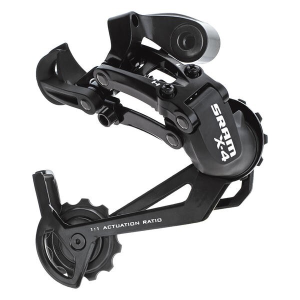 NEW, SRAM X4 Rear Derailleur – 7,8,9 Speed, Long Cage, Black