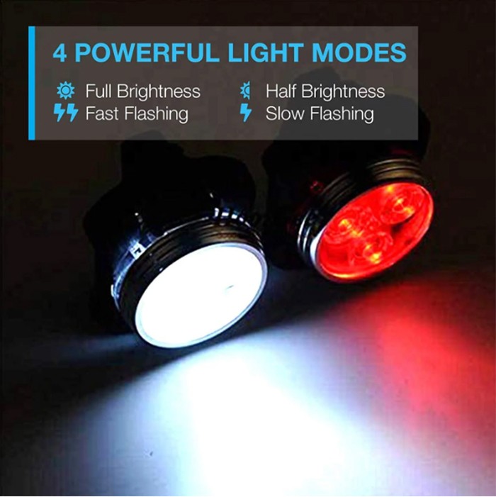 10P USB charging Headlight Front Light Led Lamp Horn for Bicycle E-Bike Electric