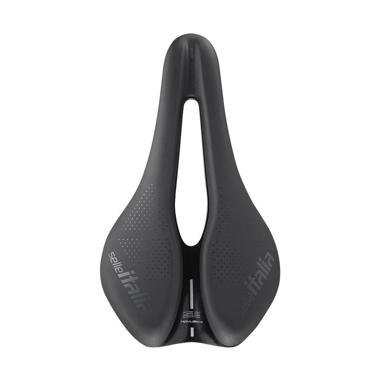 Selle Italia saddle NOVUS BOOST EVO GRAVEL TM SUPERFLOW L3 145 mm size MN rails