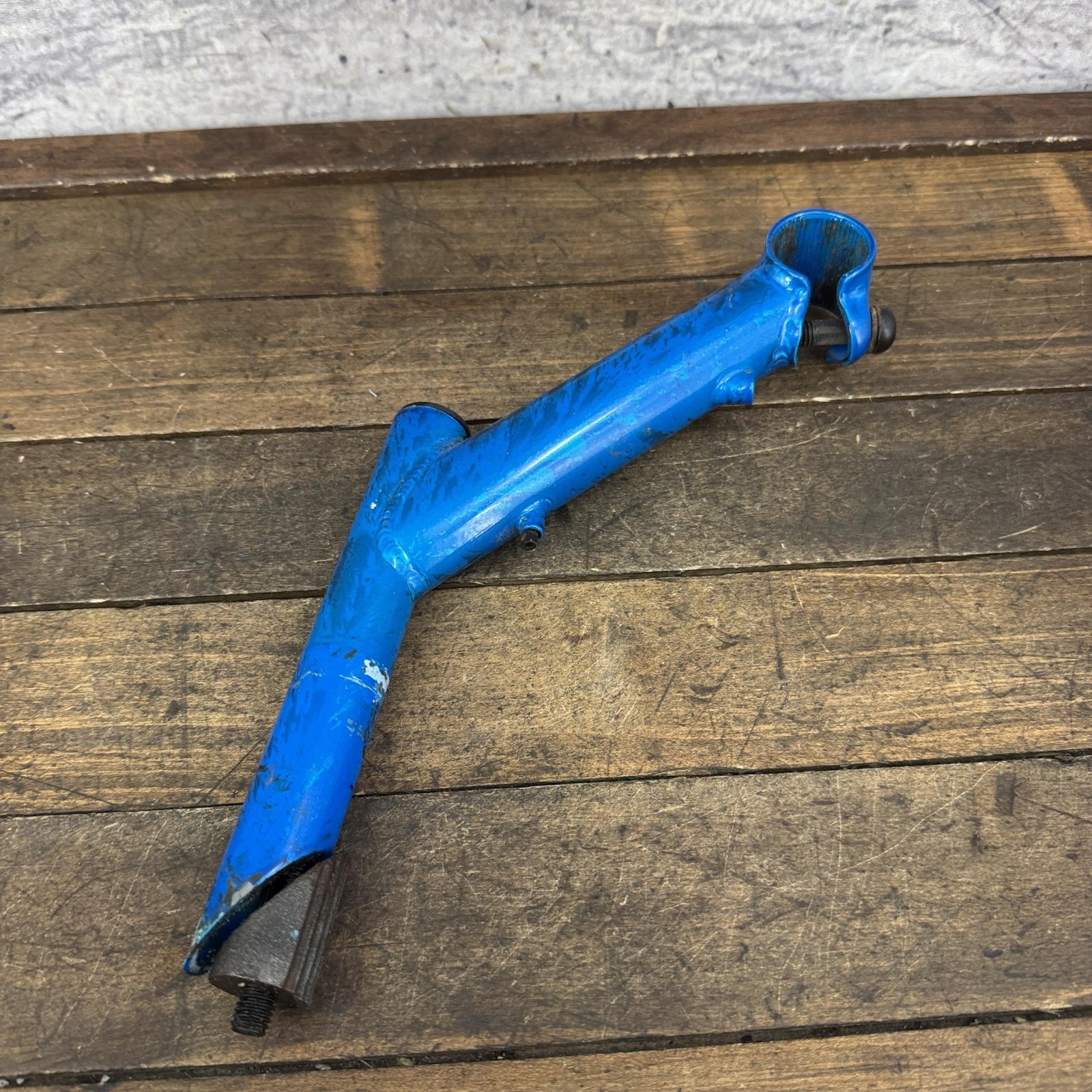 Vintage GT Outpost Blue Quill Stem All Terra 1in 22.2 Splatter Paint Riser MTB