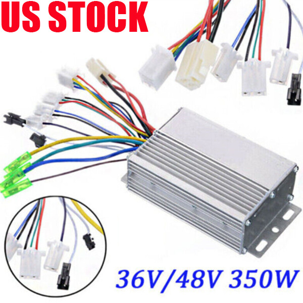 36-48V 350W Electric Bicycle E-bike Scooter Brushless DC Motor Speed Controller