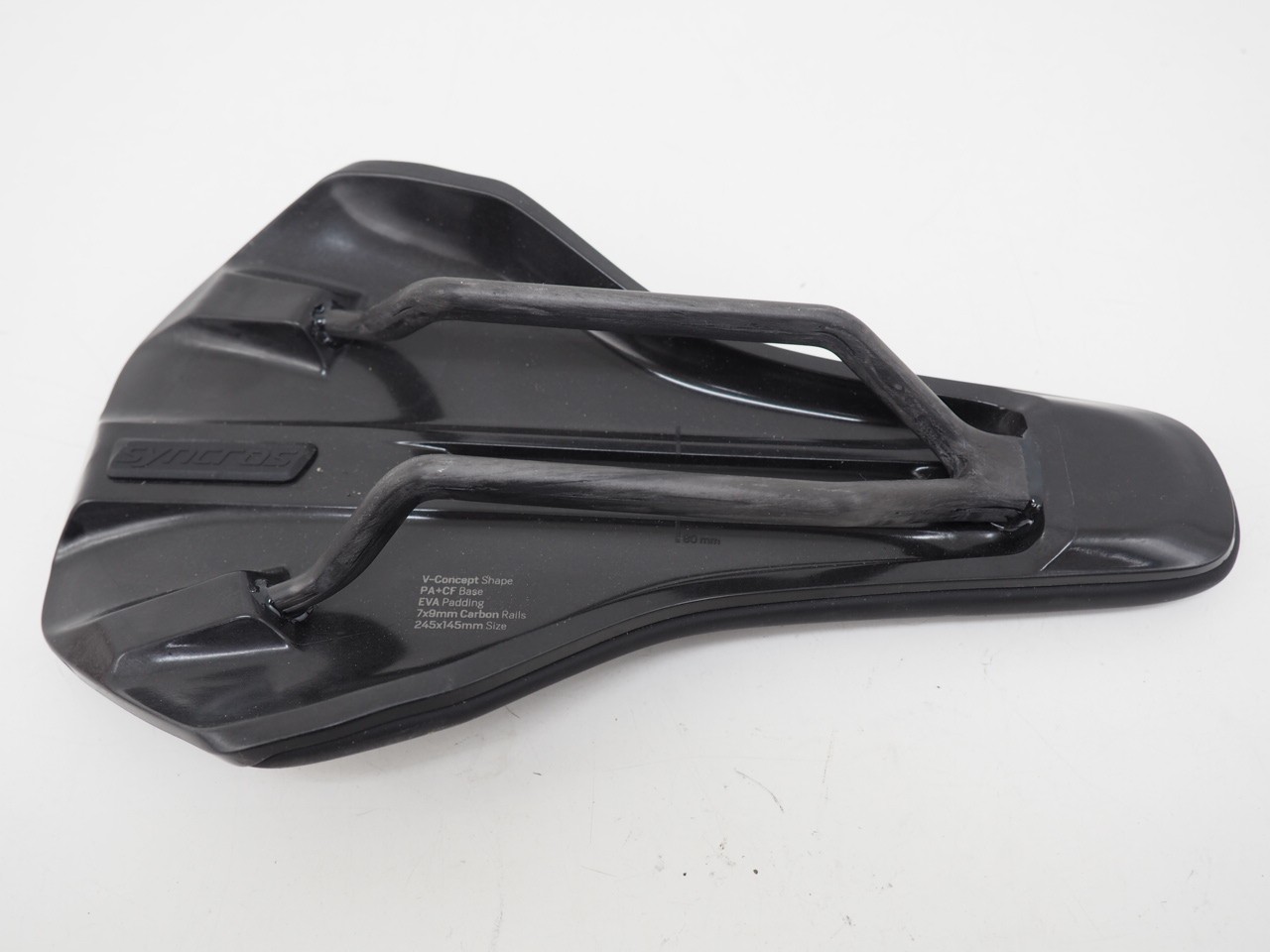New! Syncros Belcarra V 1.0 Carbon Cut Out Saddle 245x145mm Black Road Bike