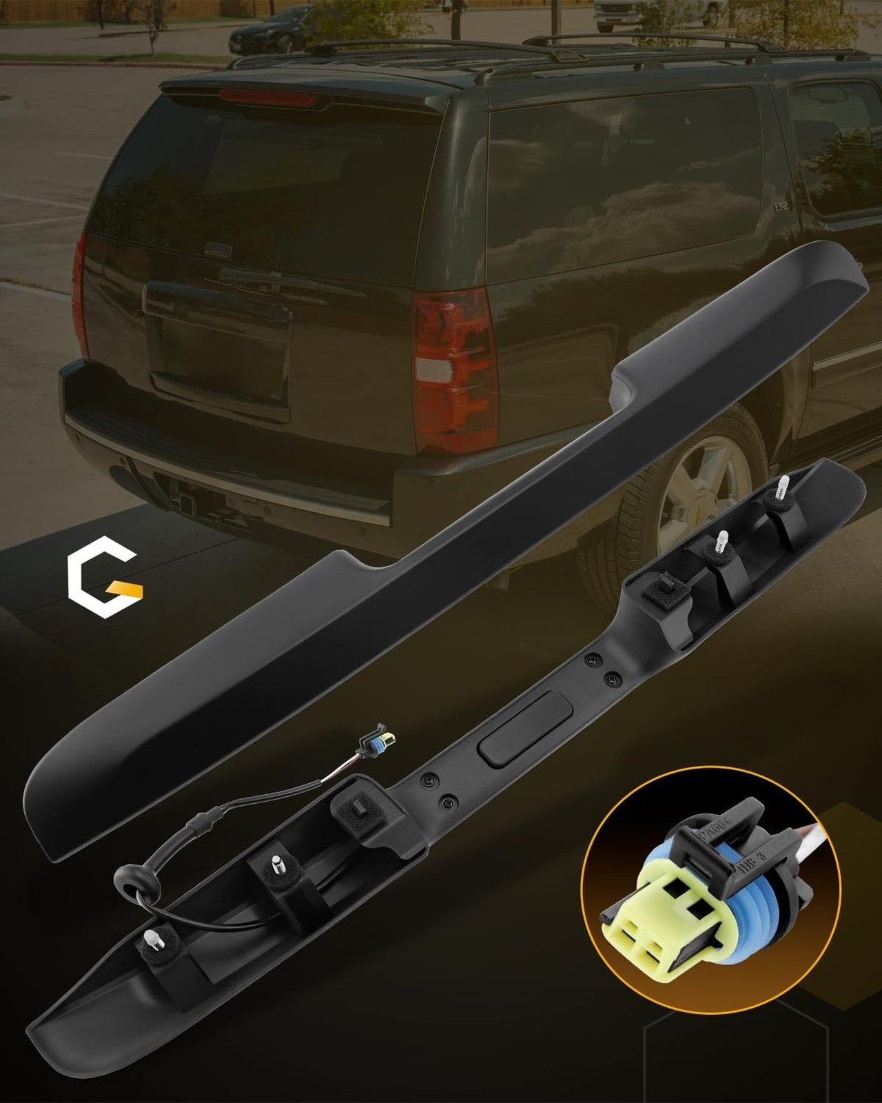 Tail Gate Liftgate Handle, Compatible with 2007-2014 Chevy Suburban | GMC Yuk…