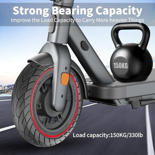 2-Pack 10×2.125 Tubeless Scooter Tires – Fits Models: 8.5×2.0, 8½x2, 50-75 Red