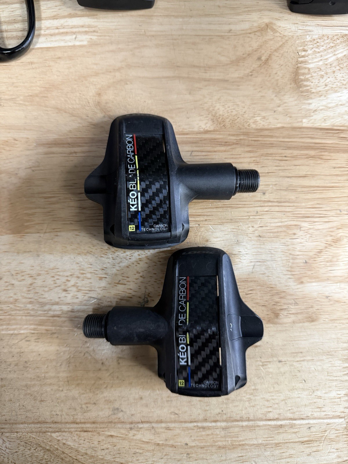 LOOK KEO Blade 12 Carbon Clipless Road Pedals Black No Cleats
