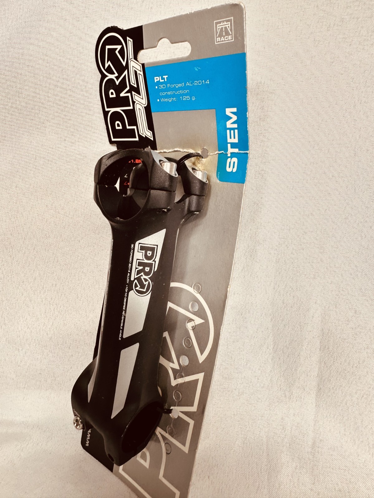 PRO PLT 3D Forged Alloy Bike Stem 31.8 x 120mm +-10º 3D Forged Black