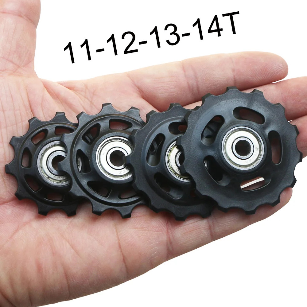 11T-14T MTB Bike Rear Derailleur Pulley Wheel Bearing Shimano SRAM Jockey