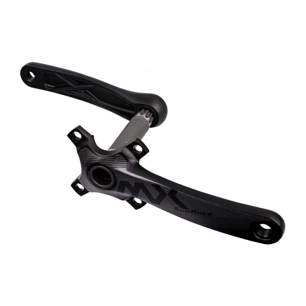 Sunrace FCMX0 Crank Arms 175mm Black 24mm Spindle + BBM97 BSA Bottom Bracket