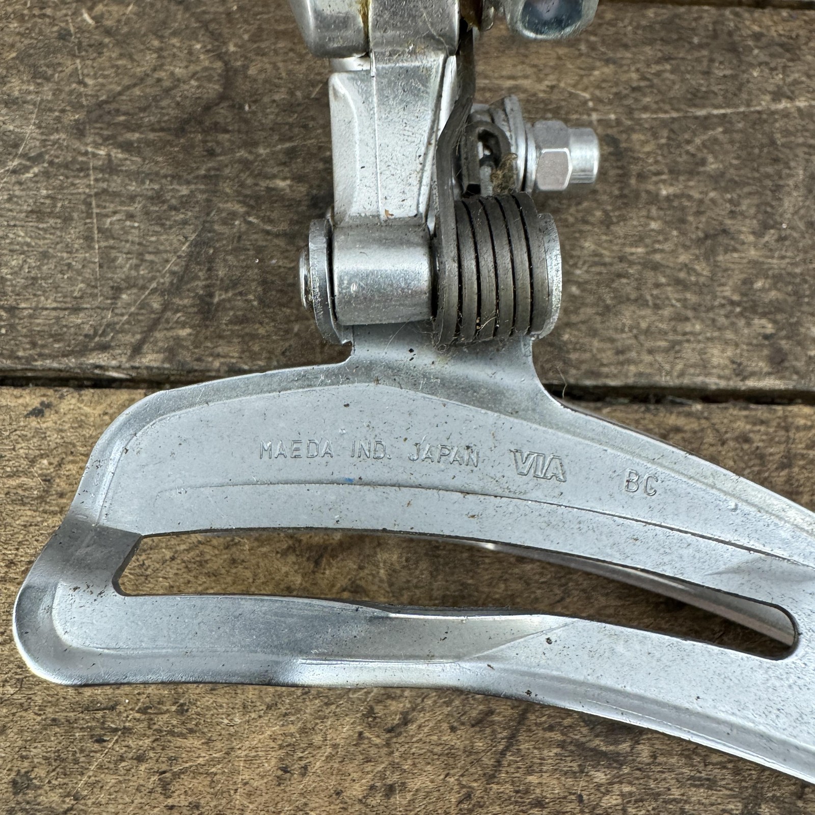 Vintage Suntour XC Front Derailleur 28.6 Clamp Triple NOS Japan Bottom Pull 80s
