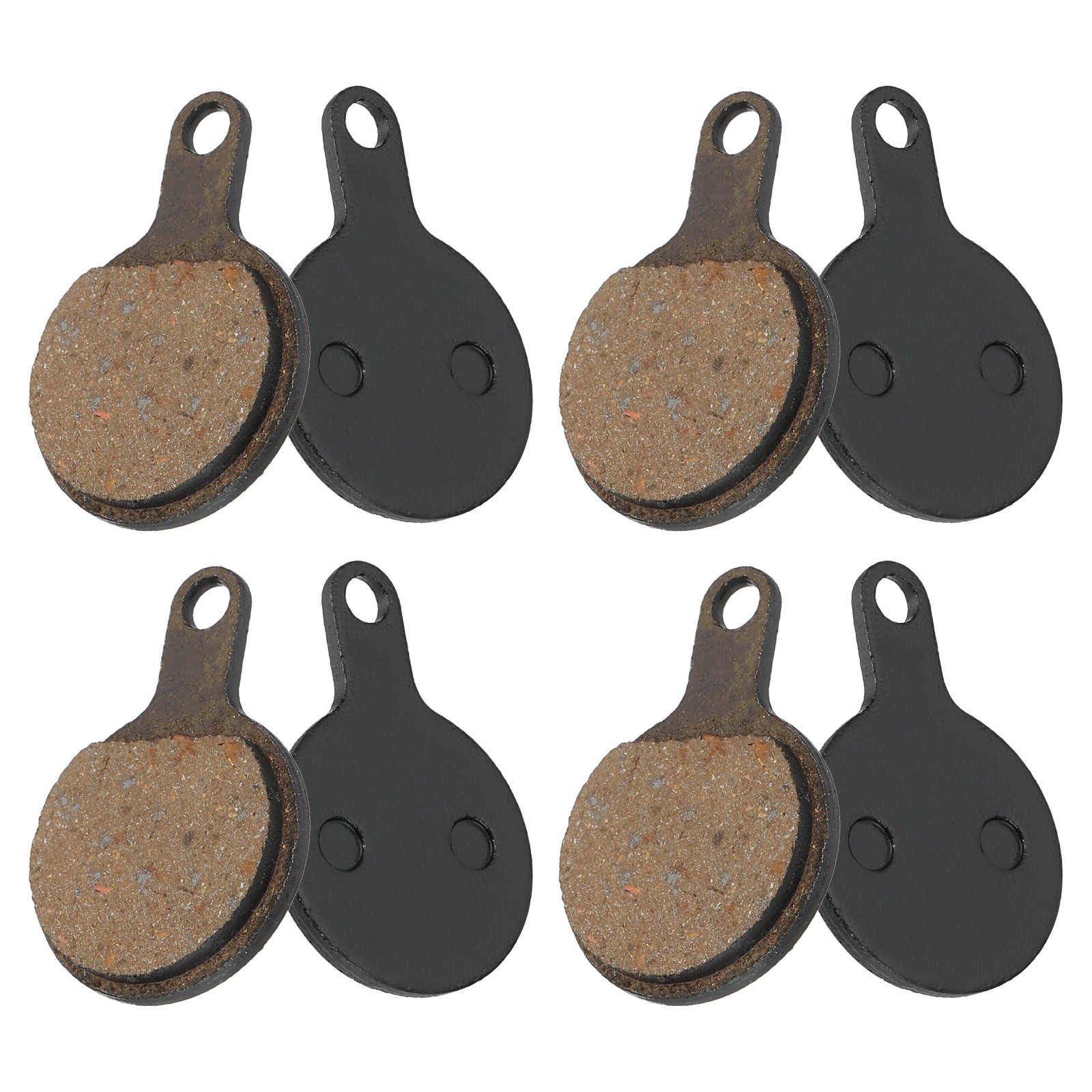 4set Disc Brake Pad 1.33 x 0.89 Inch Bike Brake Pads, Black