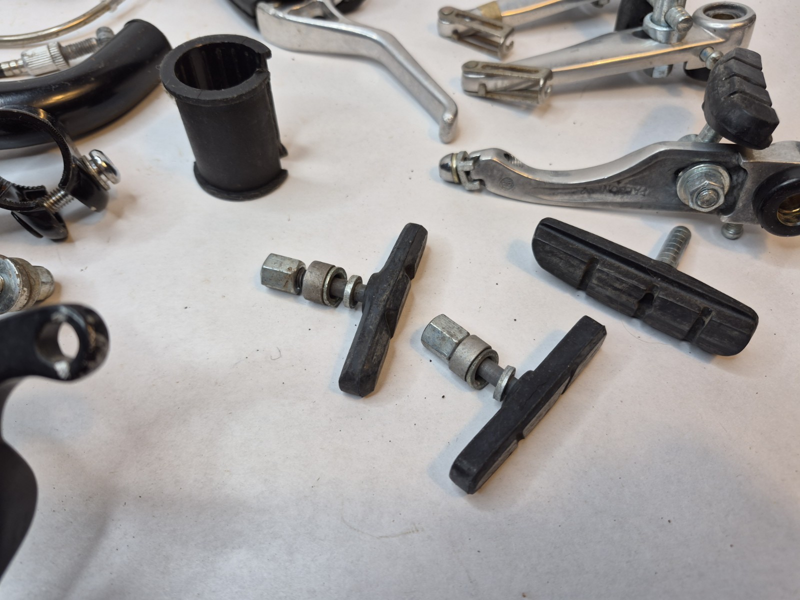 Lot Of Assorted Bicycle Parts Kalin Pro Assorted Brake Cables Caliper Pads