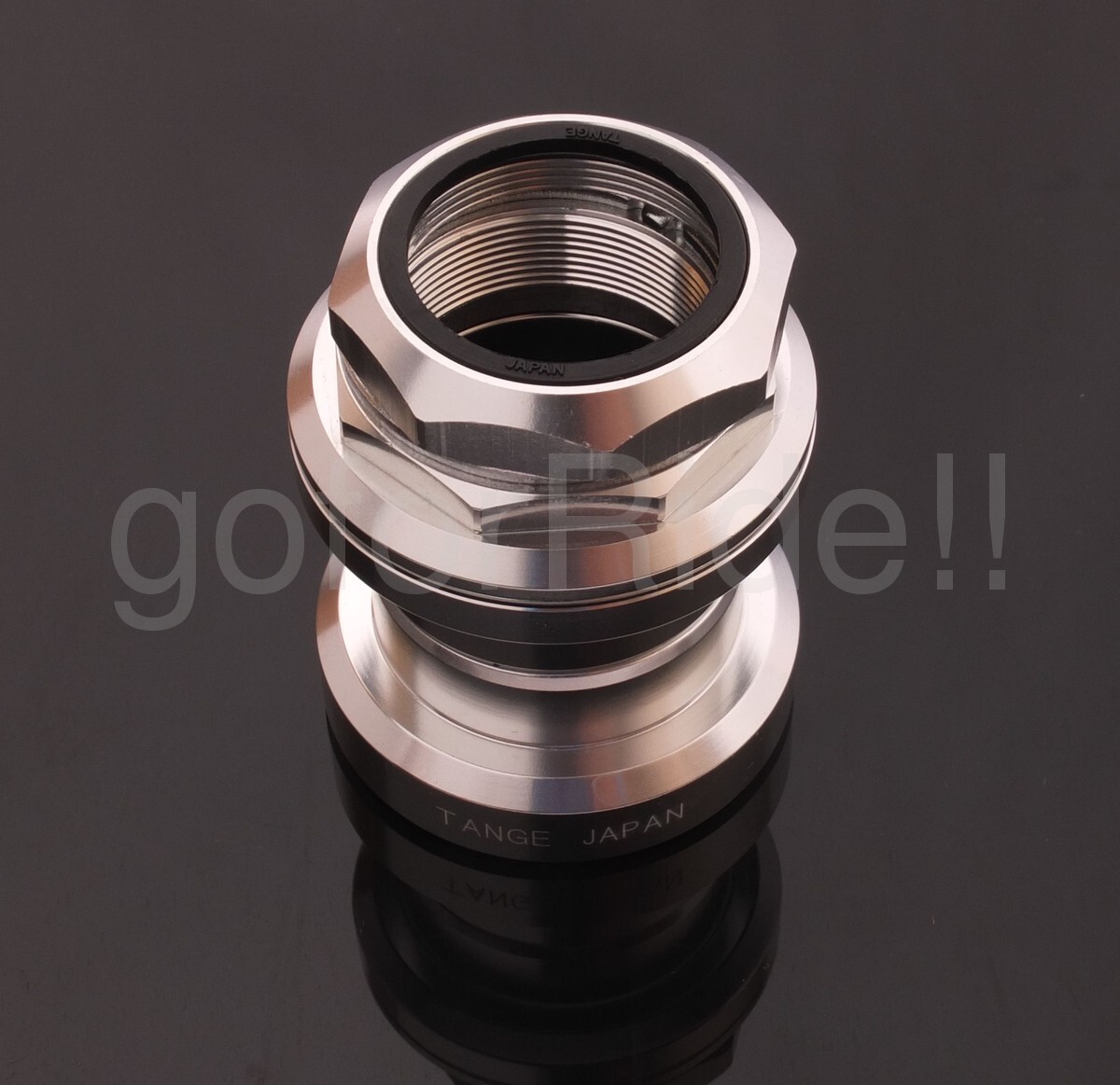 TANGE Falcon 1-1/8″ Threaded Bike Headset, Crown Race 30mm, FL270C, Silver/Black