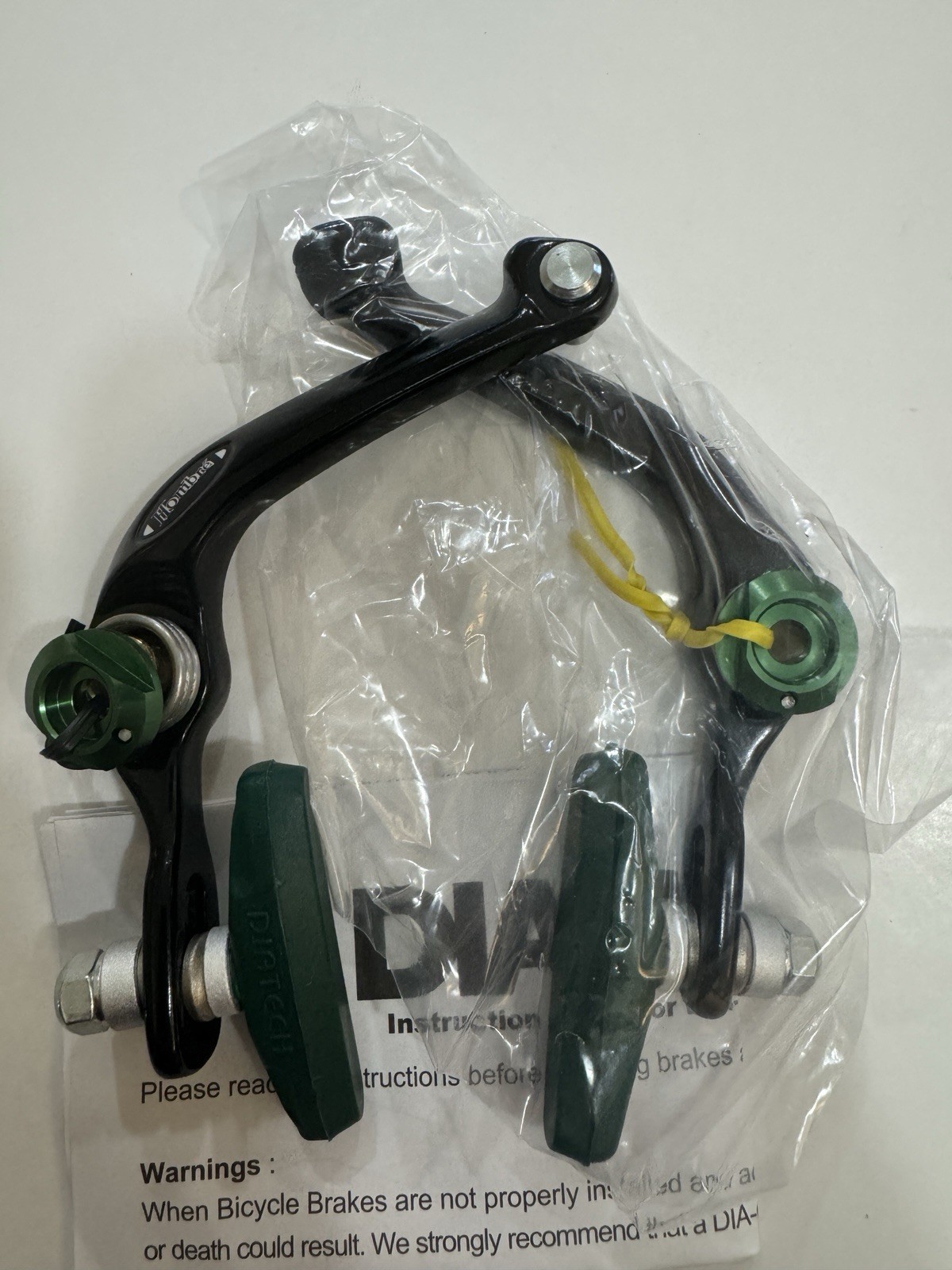 Dia-Compe Hombre U-Brake AD996 Special Edition Black/Green BMX USA Shipper