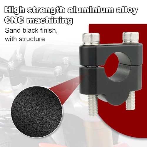22mm Handlebar Risers 7/8” Motorcycle ATV Dirt Bike 20mm(0.78inch) Sand Black