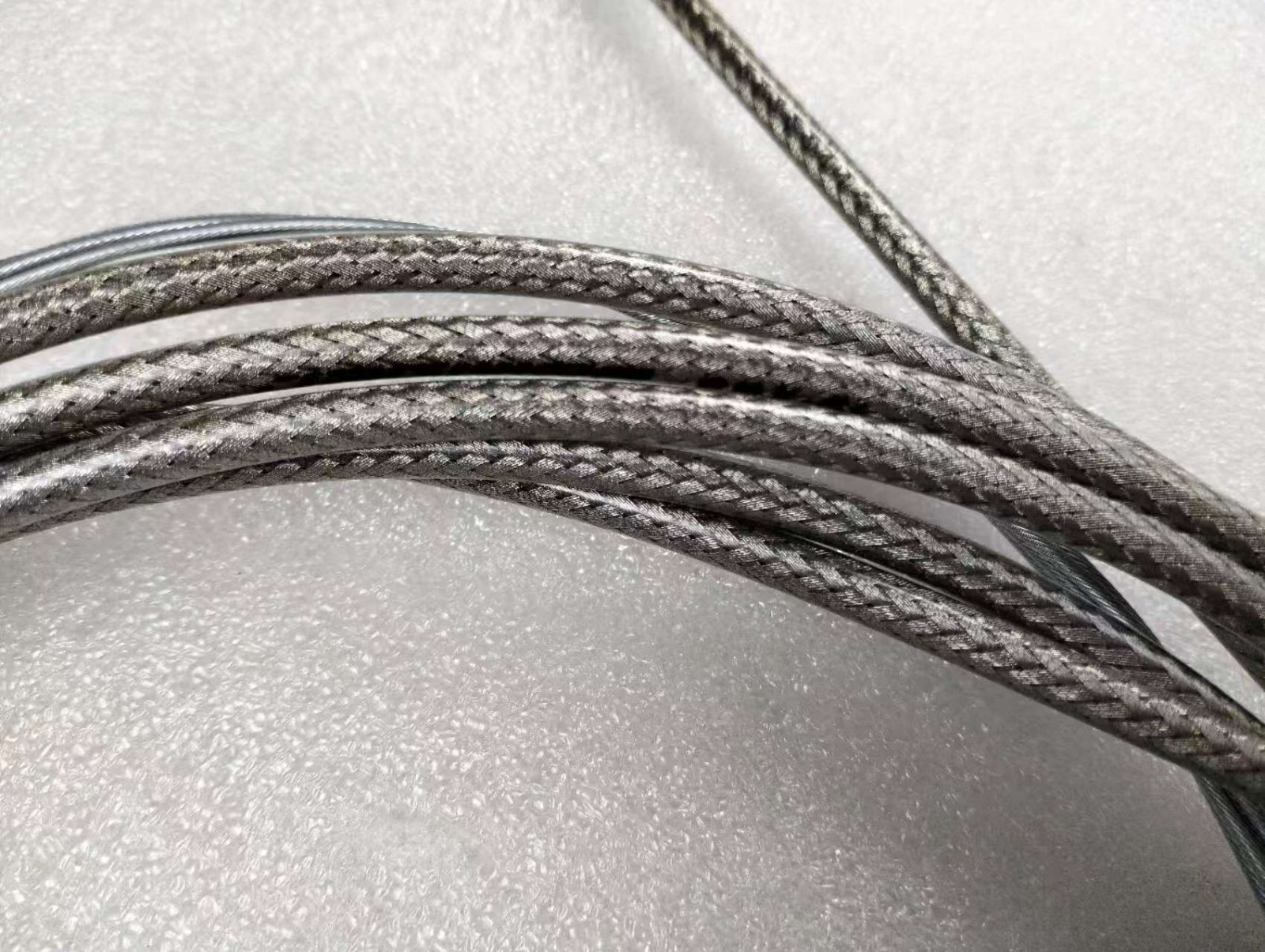 JAGWIRE BRAIDED TITANIUM CGX SL BRAKE HOSE CABLE KIT ROAD MTB GOLD CNC CAPS