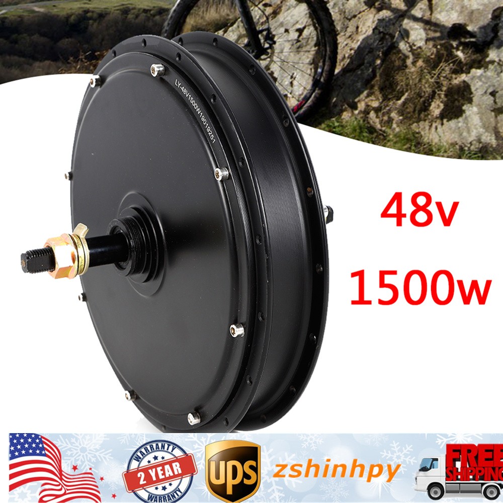 48V 1500W Fat Bike Hub Motor Powerful Brushless Ebike Motor Hub 500RPM