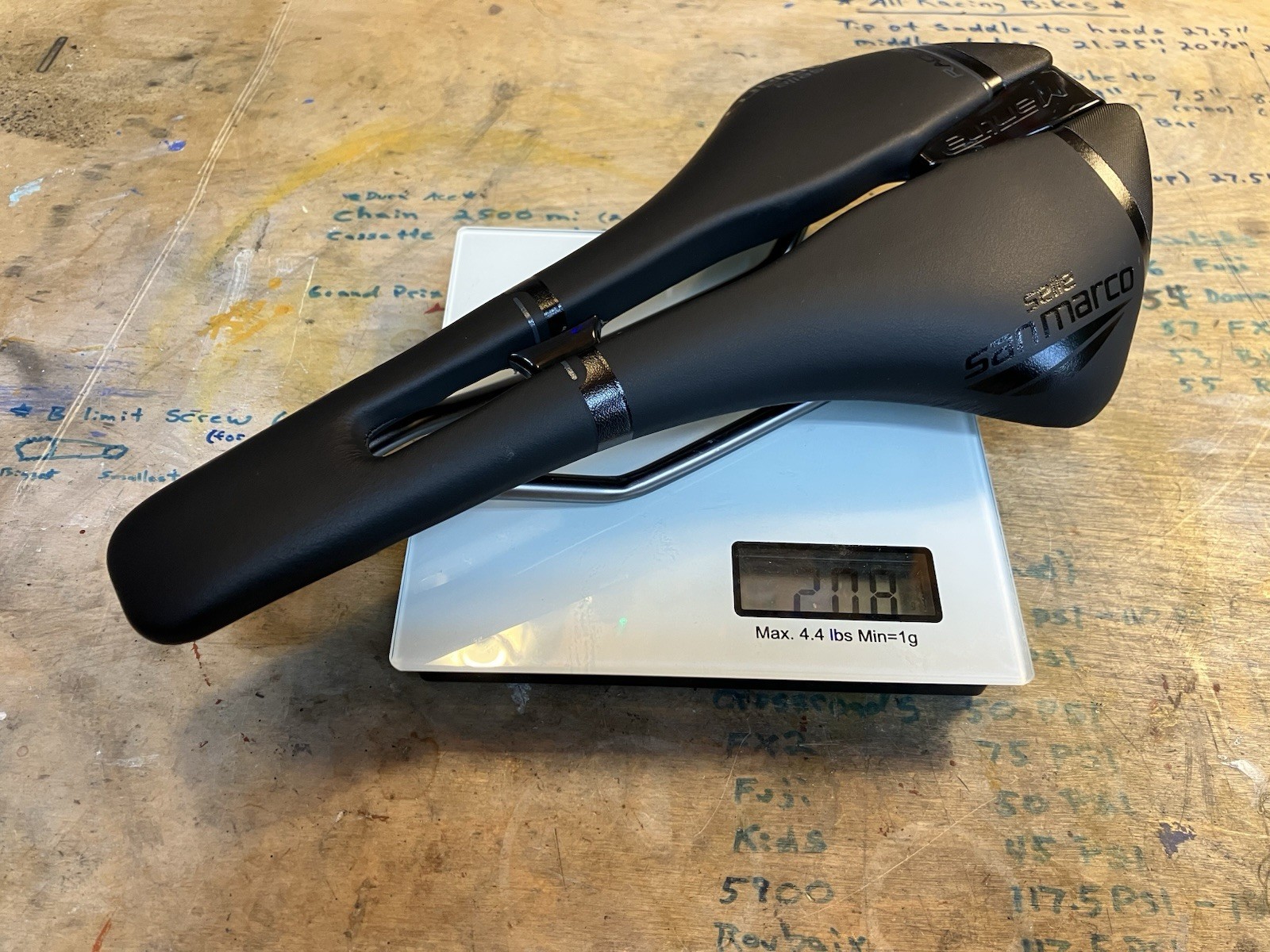 Selle San Marco Mantra Racing Saddle Narrow 136 X 278mm Road Gravel 208g LIKENEW