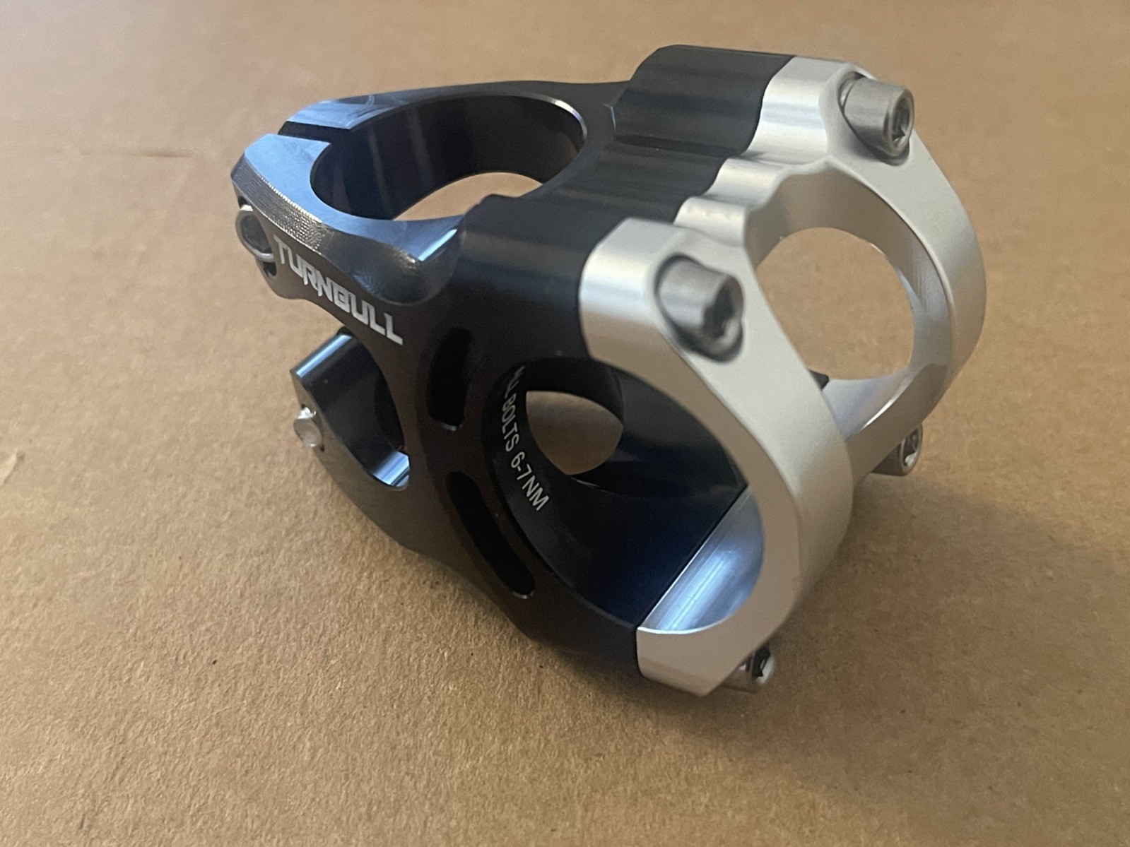 Turnbull Components CNC’d From Billet MTB Stem 31.8 mm 35 mm 0° BlackSilver 2025