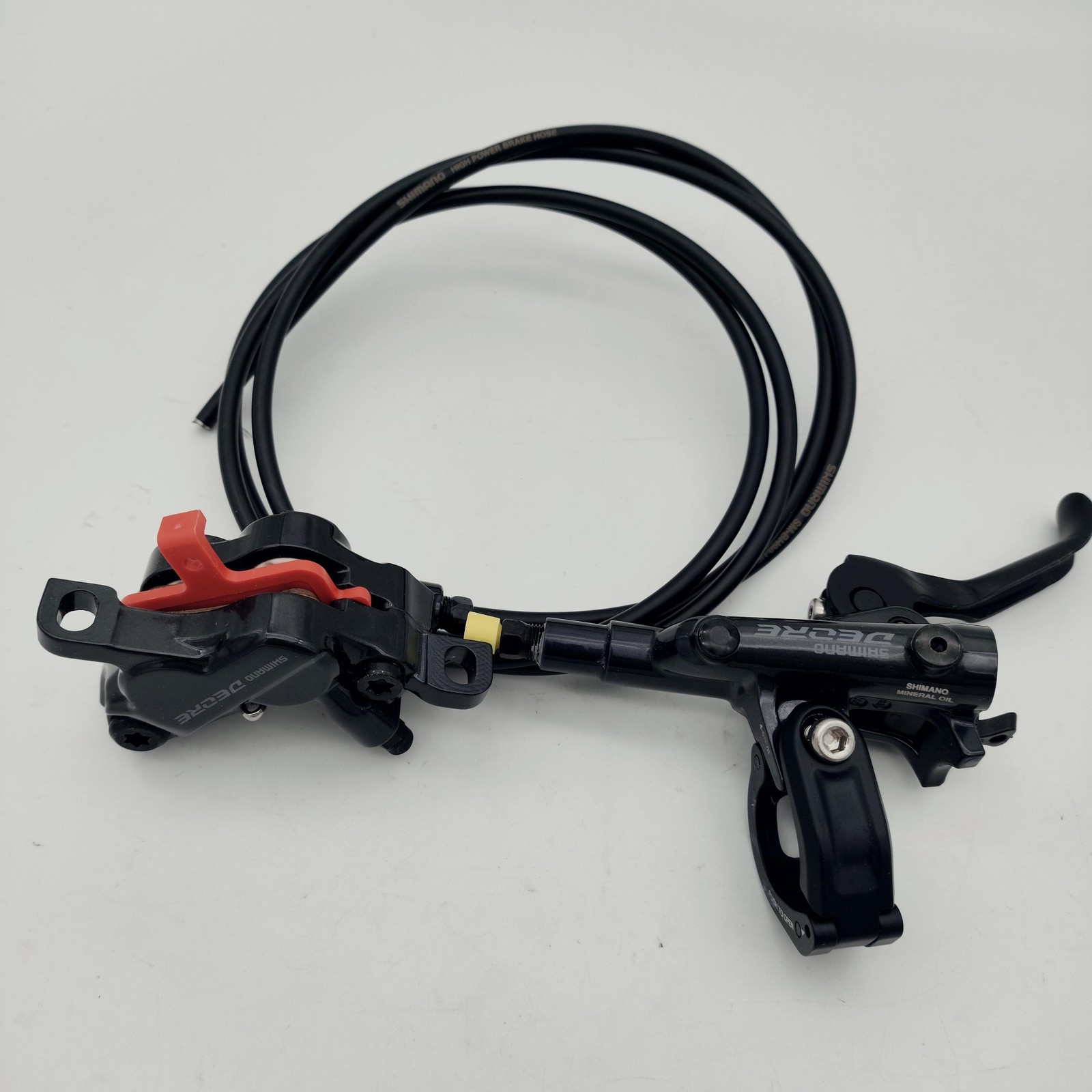 Shimano Deore BL-BR-M6100 Lever/BR-M6120 4-PISTON Disc Brake Caliper Right Hand