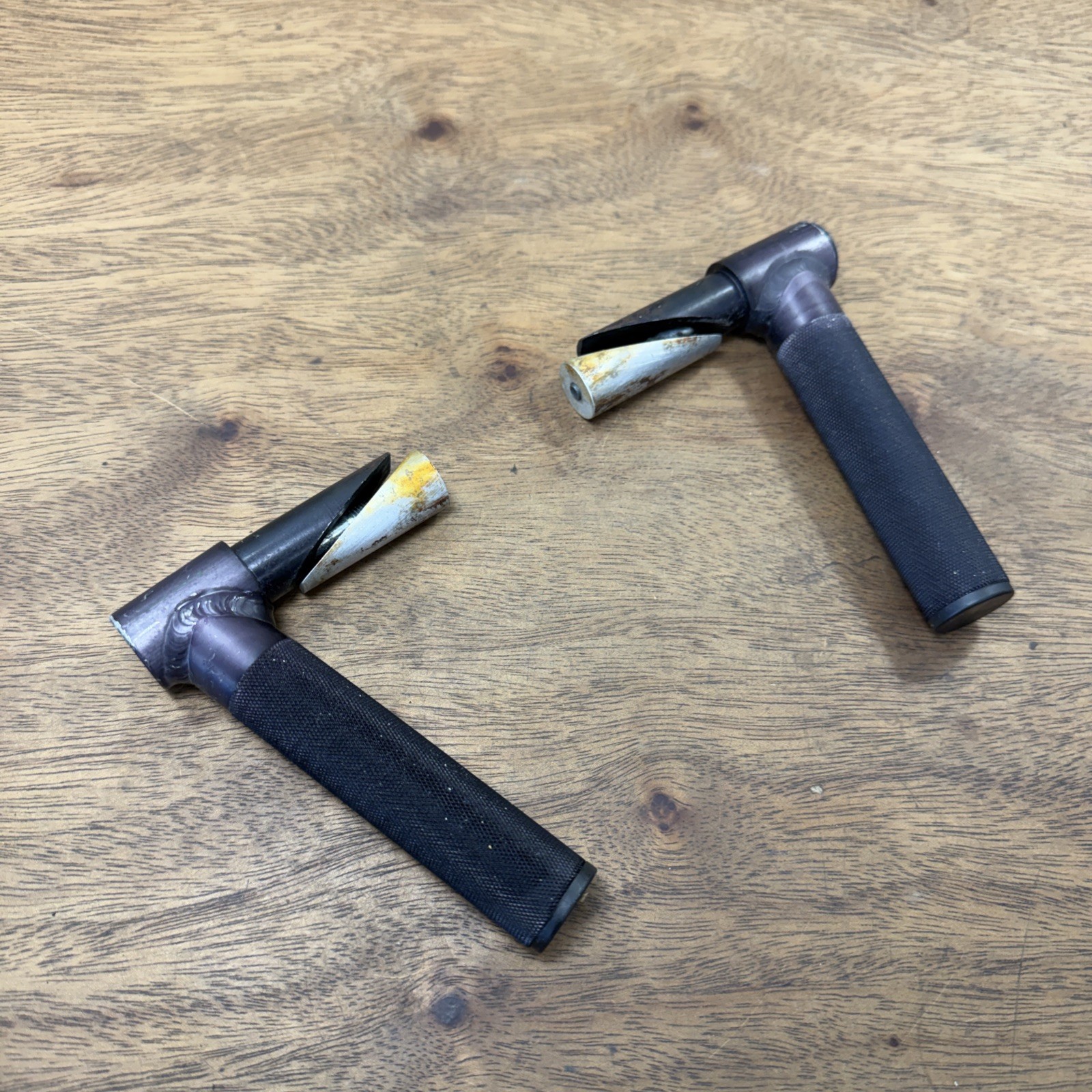 Control Tech Stix I Alloy Bar Ends Internal Wedge Clamp Black Vintage MTB