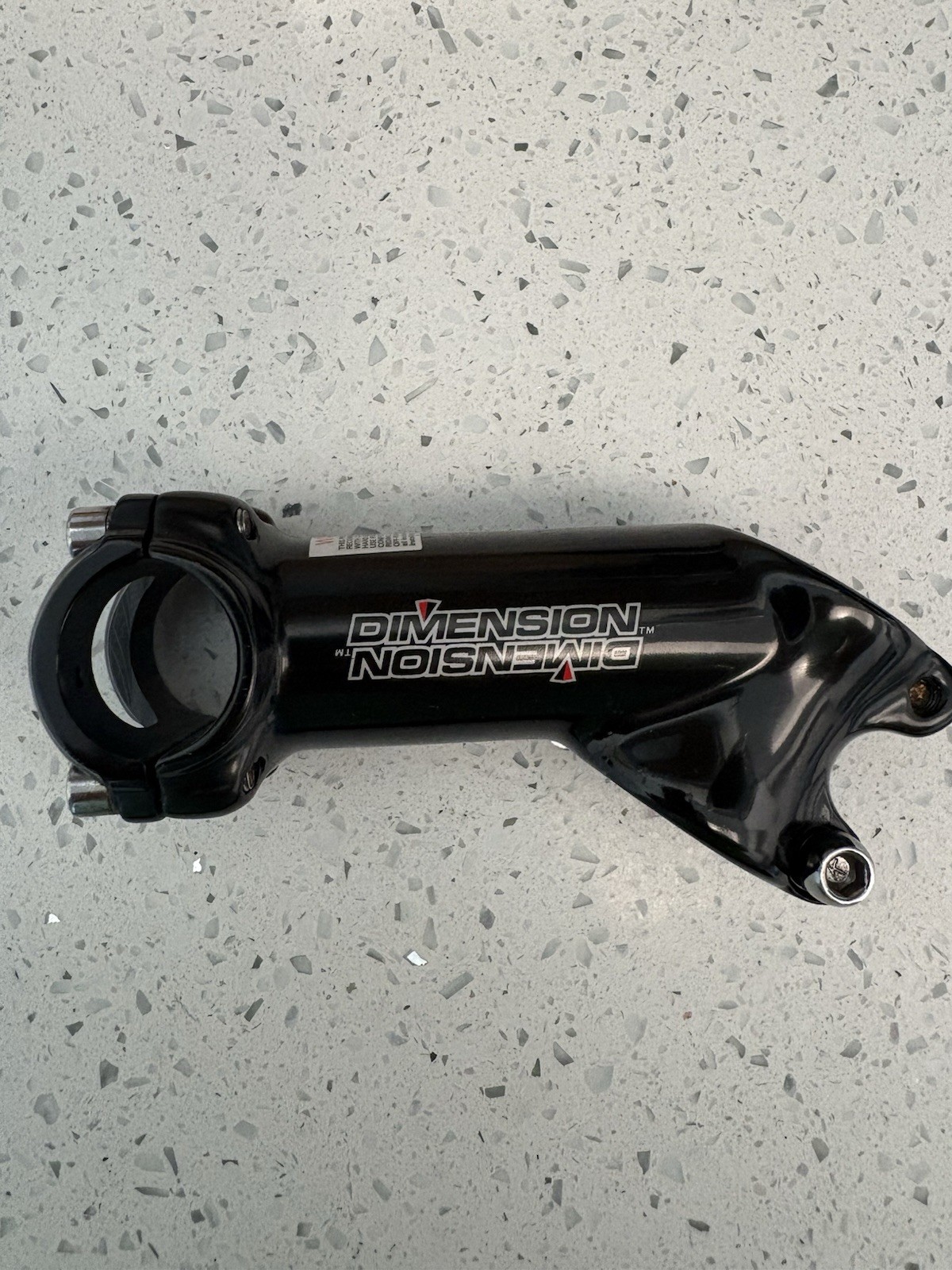Dimension High Rise Threadless Bike Stem 5/Nm Black
