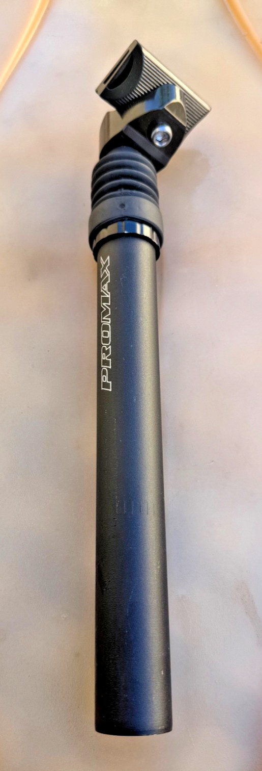 PROMAX Suspension Seatpost Aluminum Shock Absorber 28.6mm Rebound Adjustable NEW