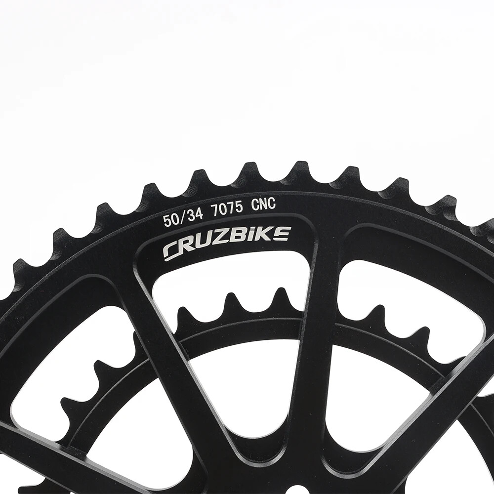 Road Bike Double Chainring 50-34T 52-36T 52-42T 53-39T 9/10/11/12 Speed Crankset