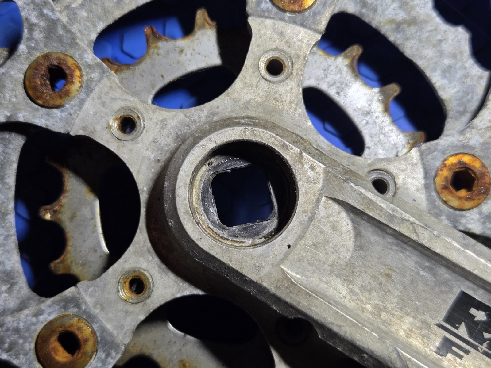 Vintage Raceface Turbine Forged Square Taper Crankset 175mm