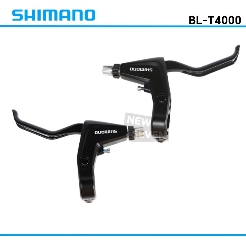 SHIMANO Alivio SL-T4000 Left&Right MTB V-Brake 22.2mm Lever Set Black-Bulk