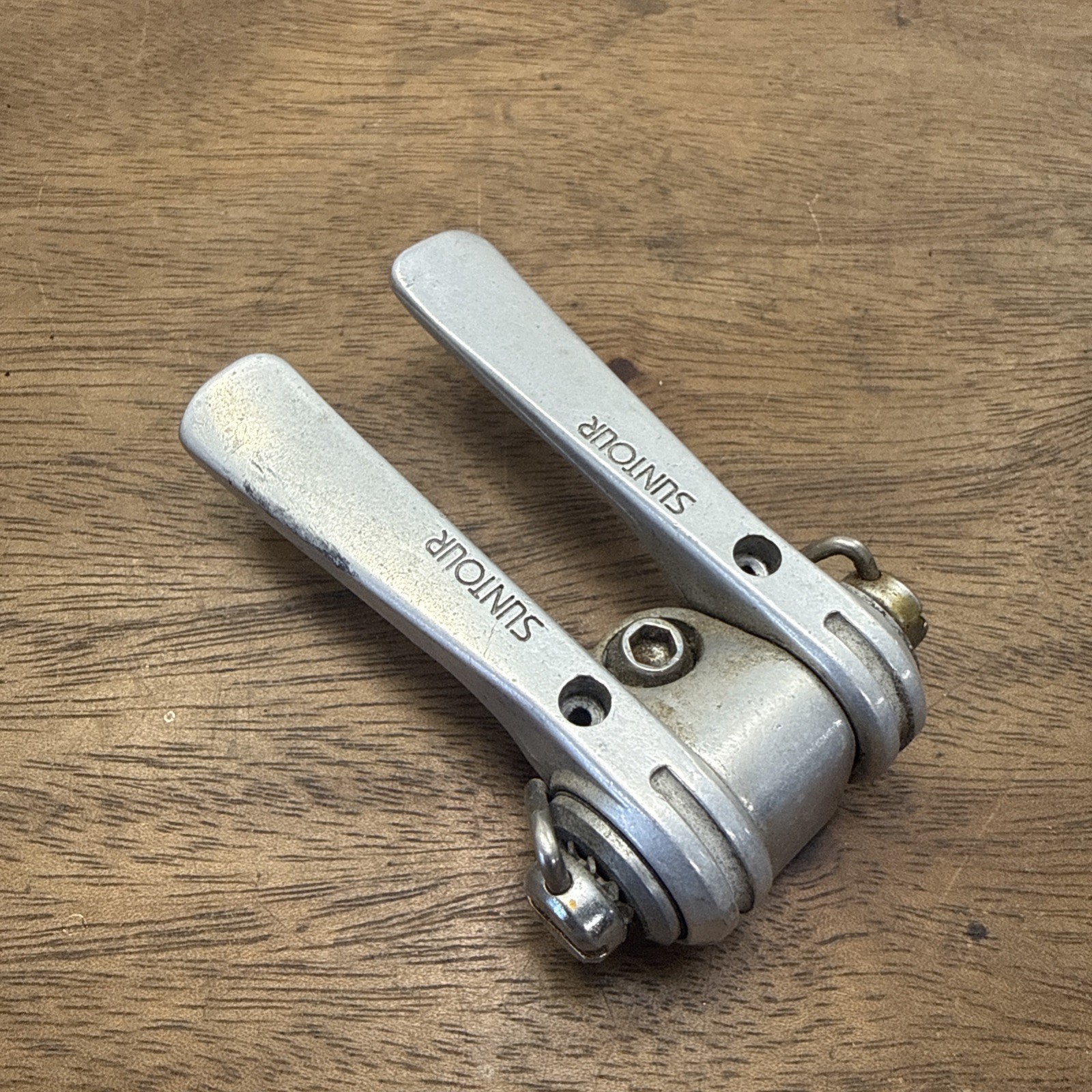 SunTour Shifter Lever Set 1-Bolt Down Tube Road Friction Cyclone Superbe