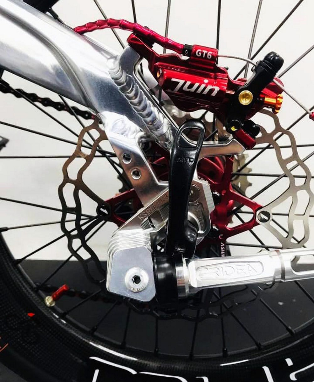 TRP Spyre Cycle Flat-Mount Disc Brake Calipers w/Tektro CenterLock 160mm Rotor