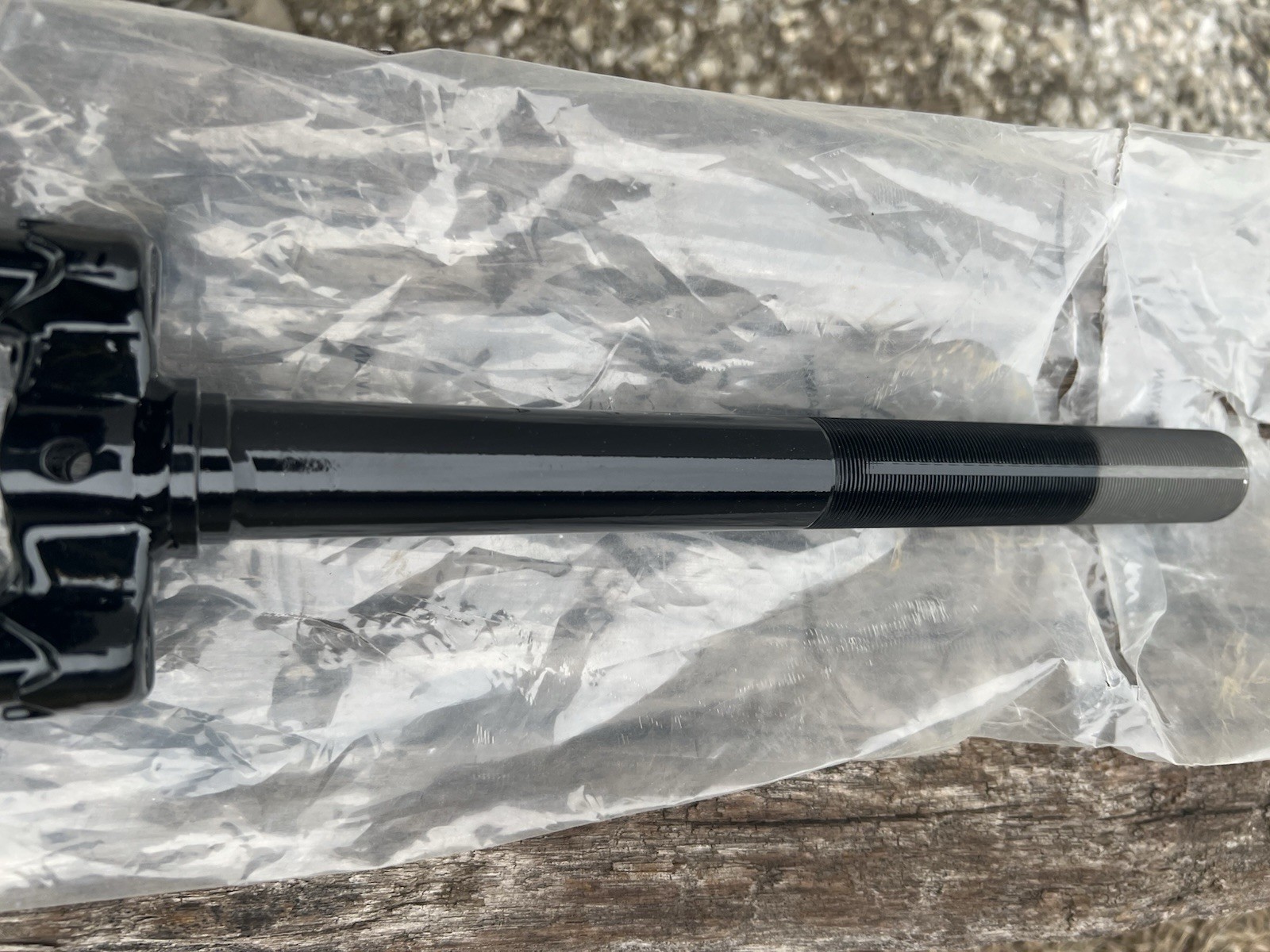 New ~ Sunlite 1″ Threaded Road Fork QR 27″ wheel 250mm steerer vintage Black
